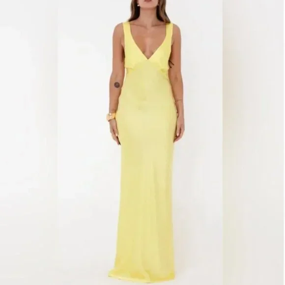 knee length dresses for ladies Electric Sunset Maxi Dress - Neon Pink